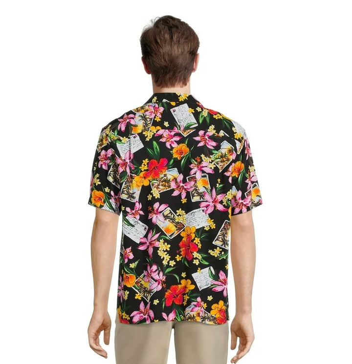 George Mens short sleeve tropical shirt