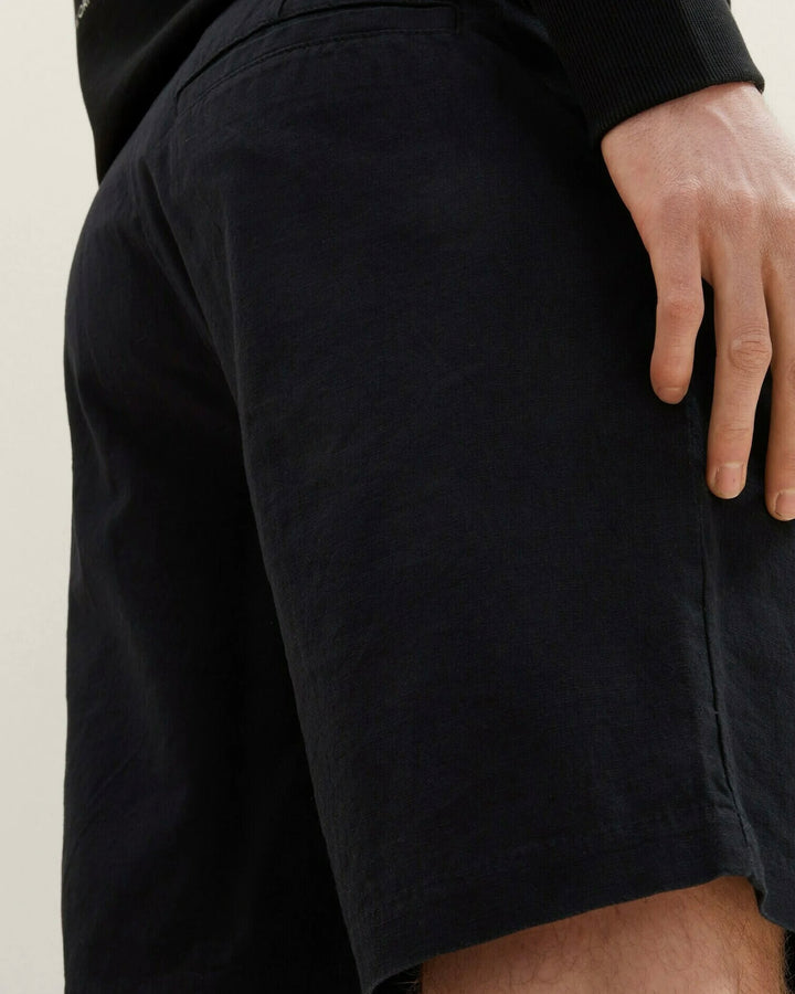 TOM TAILOR Linen Bermuda Shorts