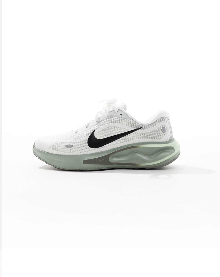 Nike Running Journey Trainers in white and light green