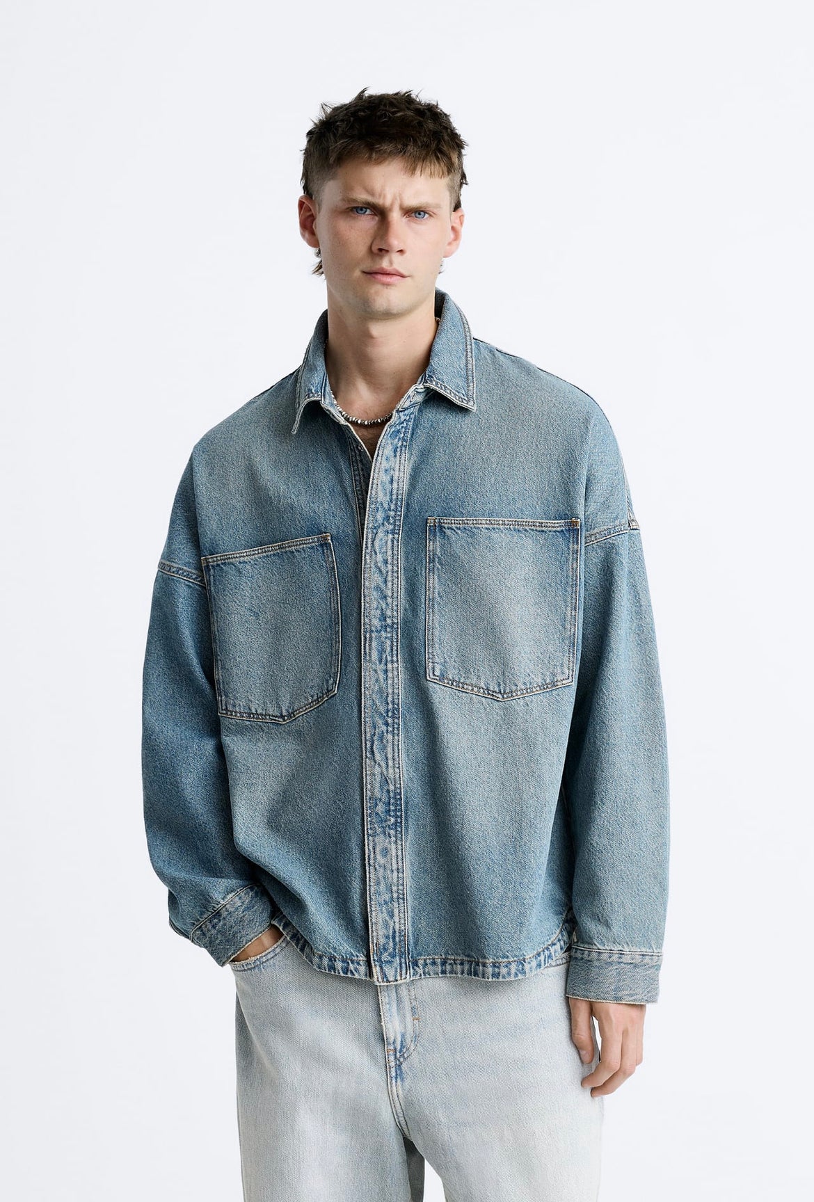 ZARA RELAXED FIT DENIM OVERSHIRT – Garmisland