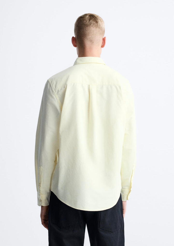 ZARA OXFORD SHIRT IN YELLOW