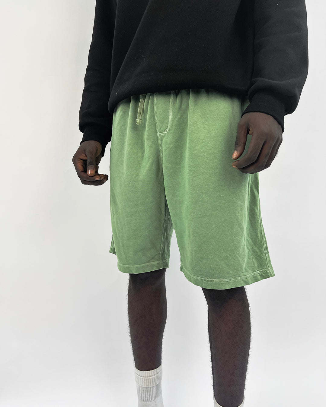 TU sweat shorts in green