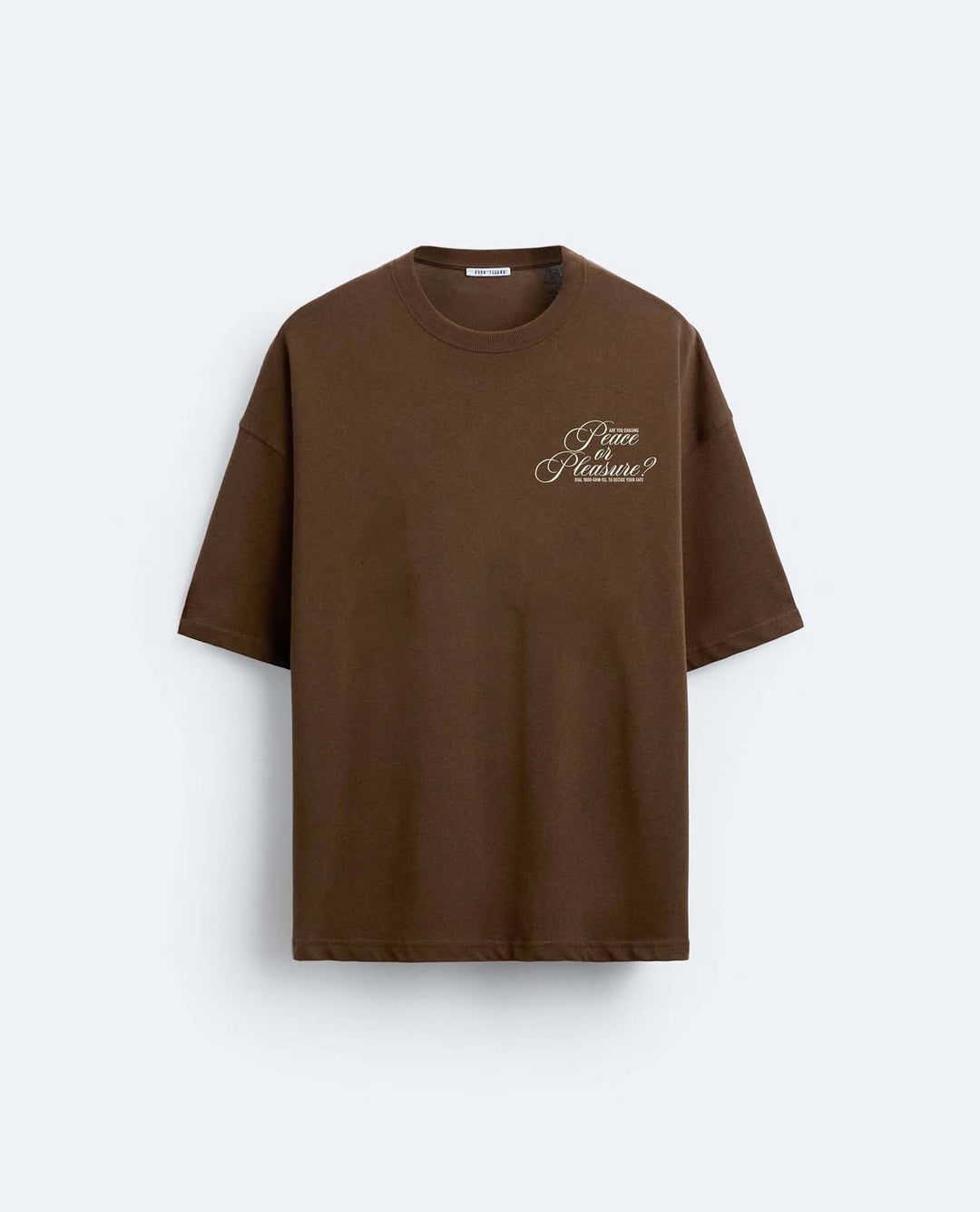 Garm Island Peace of Pleasure T-shirt in brown