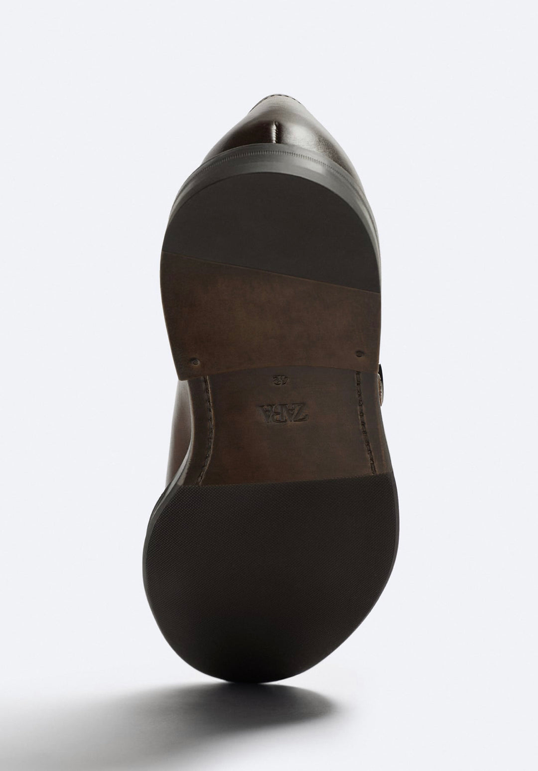 ZARA LEATHER MONK STRAP SHOES