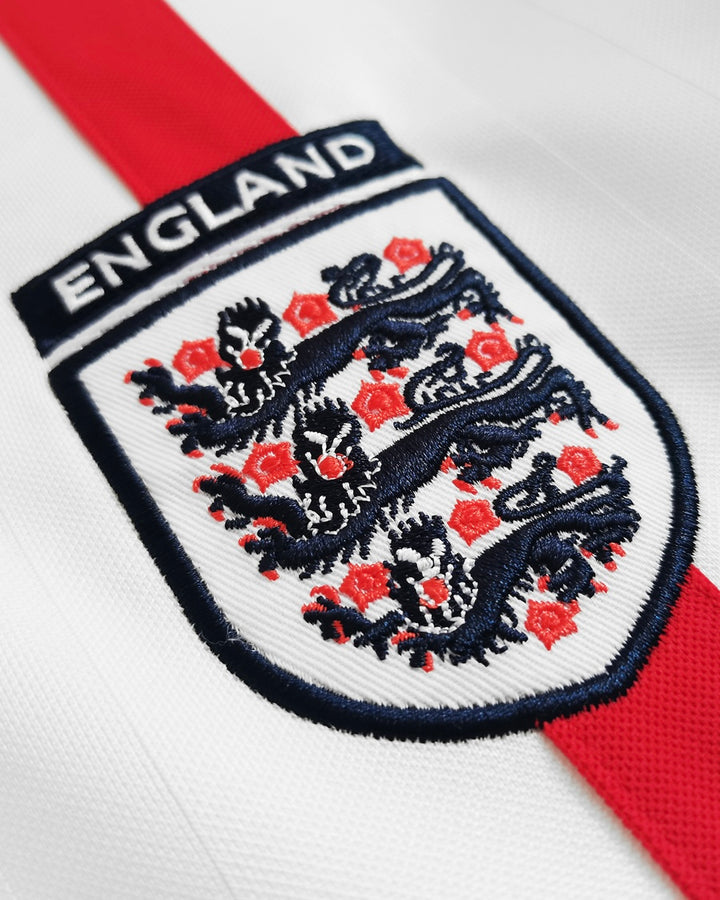 England 2002 Longsleeve Retro Jersey in White