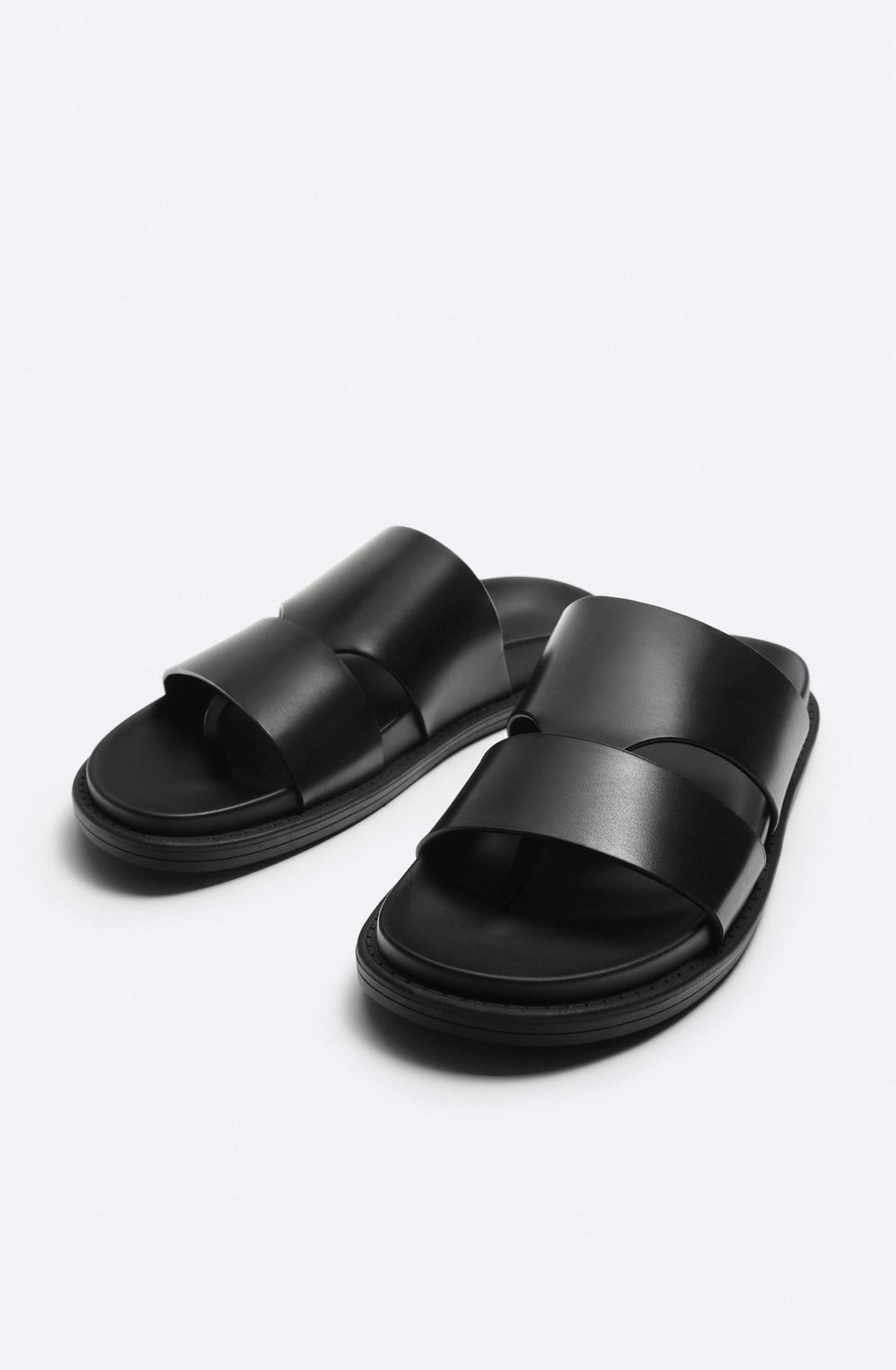 ZARA DOUBLE STRAP SANDAL SLIPPER