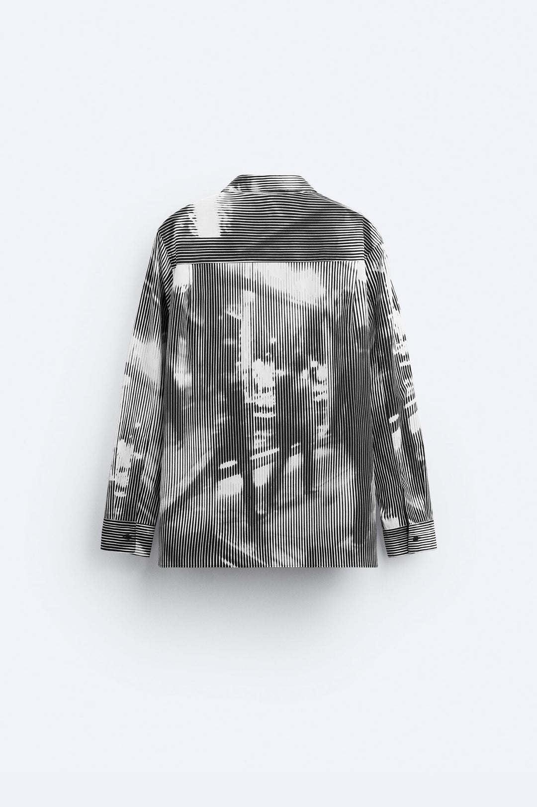 ZARA CONTRAST PRINT SHIRT