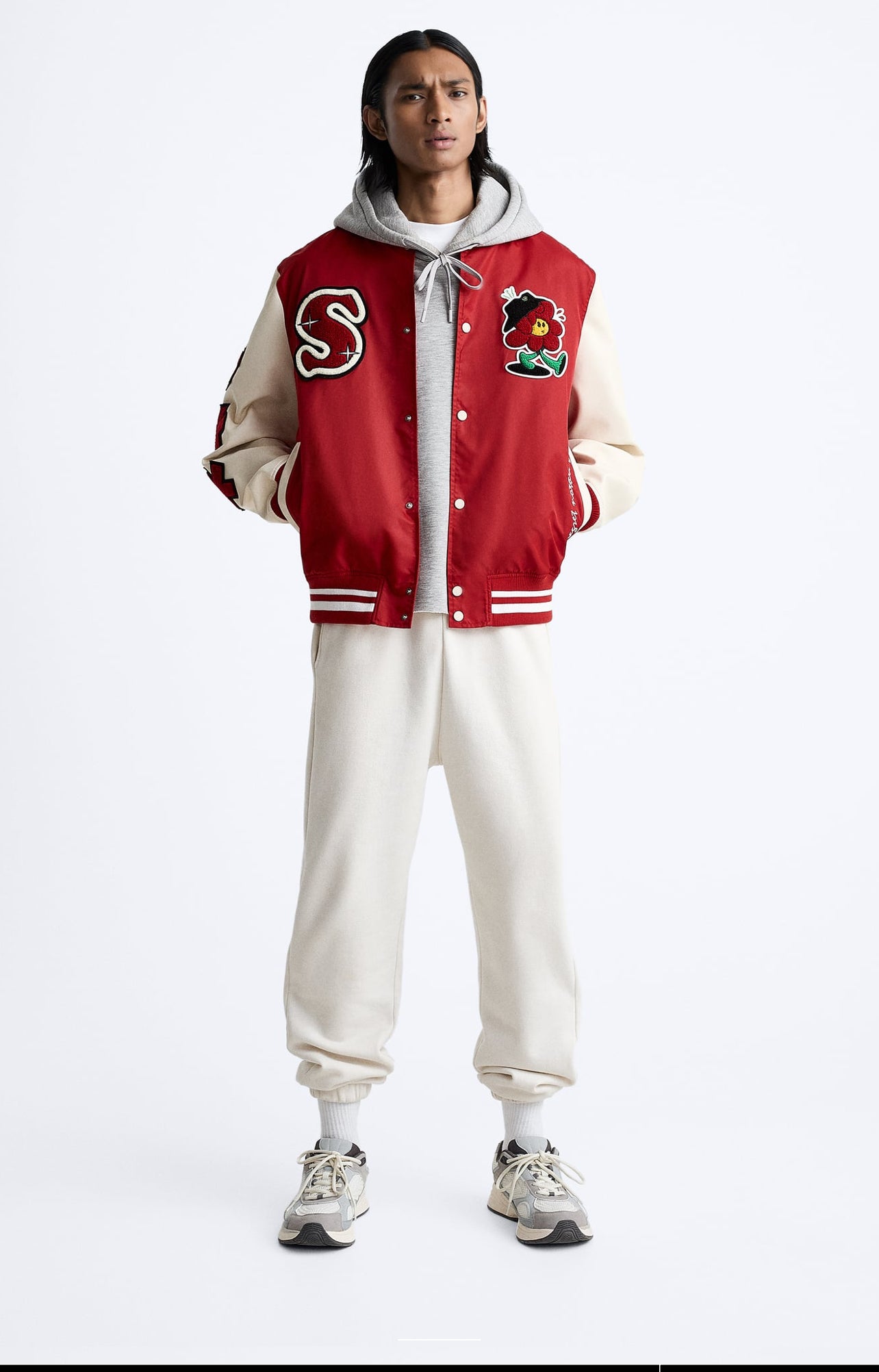 ZARA BOMBER JACKET WITH PATCH – Garmisland ZARA BOMBER JACKET WITH PATCH – Garmisland