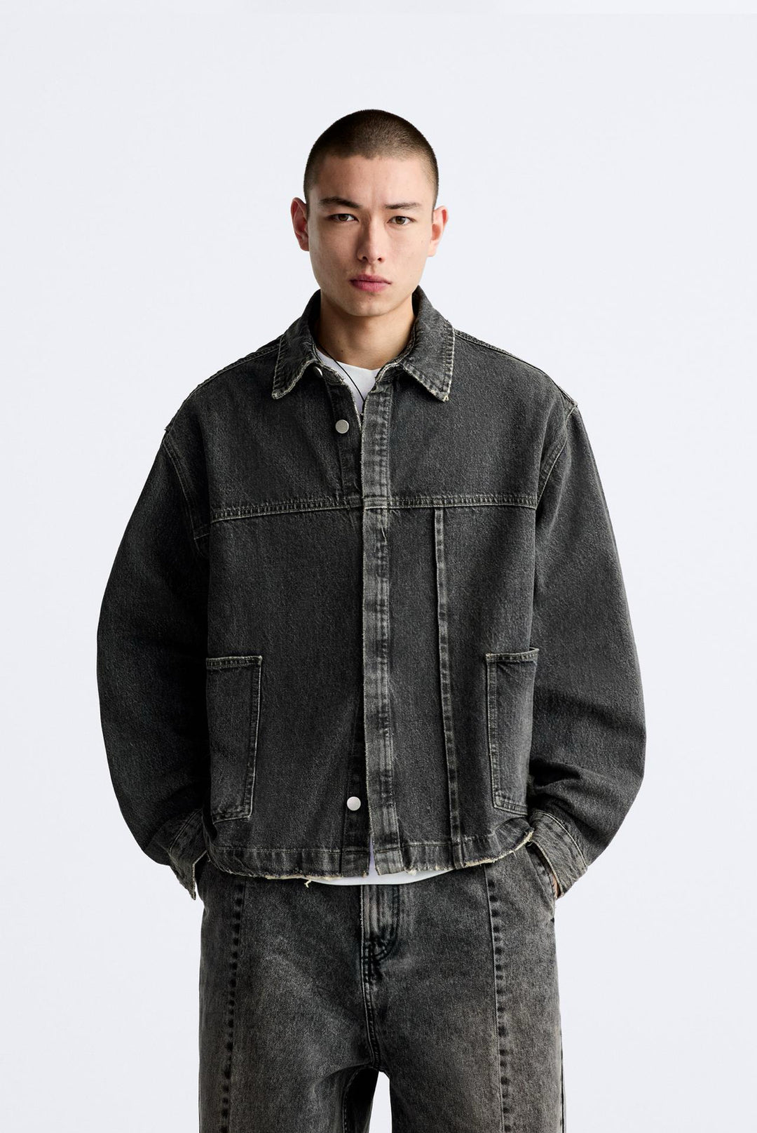ZARA DENIM OVERSHIRT