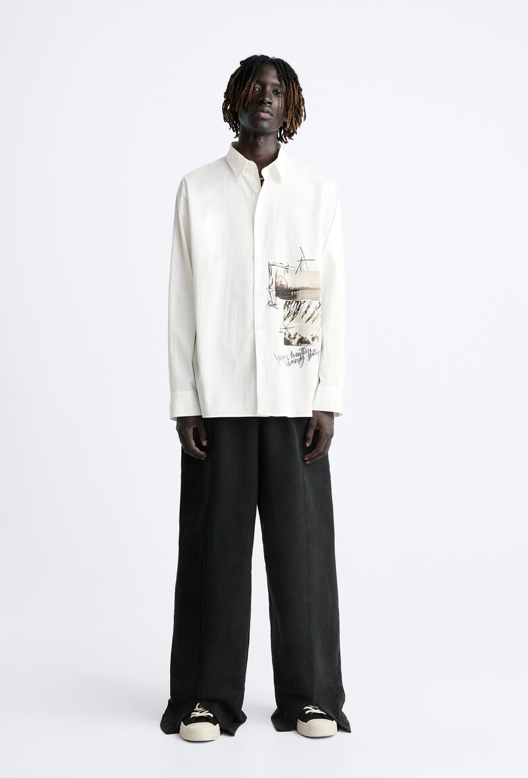 ZARA PHOTO PRINT SHIRT