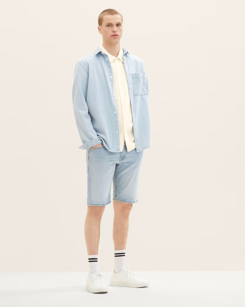 Tom Tailor Denim Shorts in washed Blue