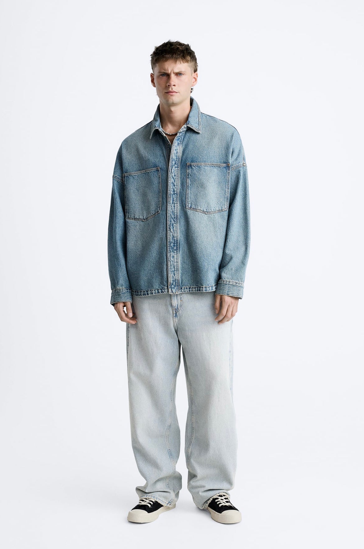 ZARA RELAXED FIT DENIM OVERSHIRT – Garmisland