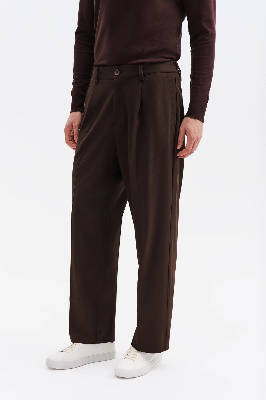 Giesto formal pants in brown
