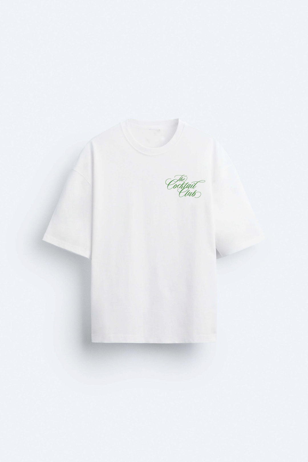 Garm island Cocktail Club Backprint T-shirt in white