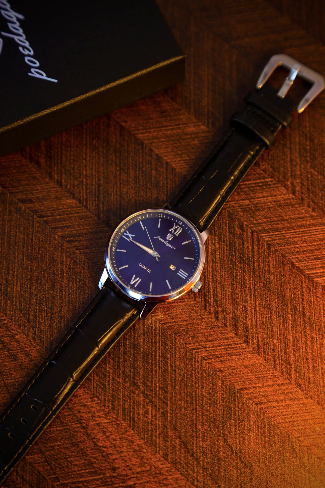Poedagar Sapphire Men’s Dress Watch