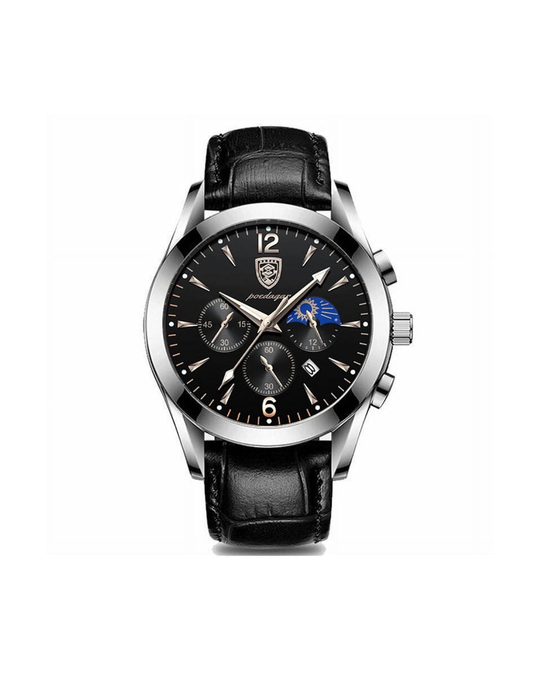 Poedagar Integral Leather Watch