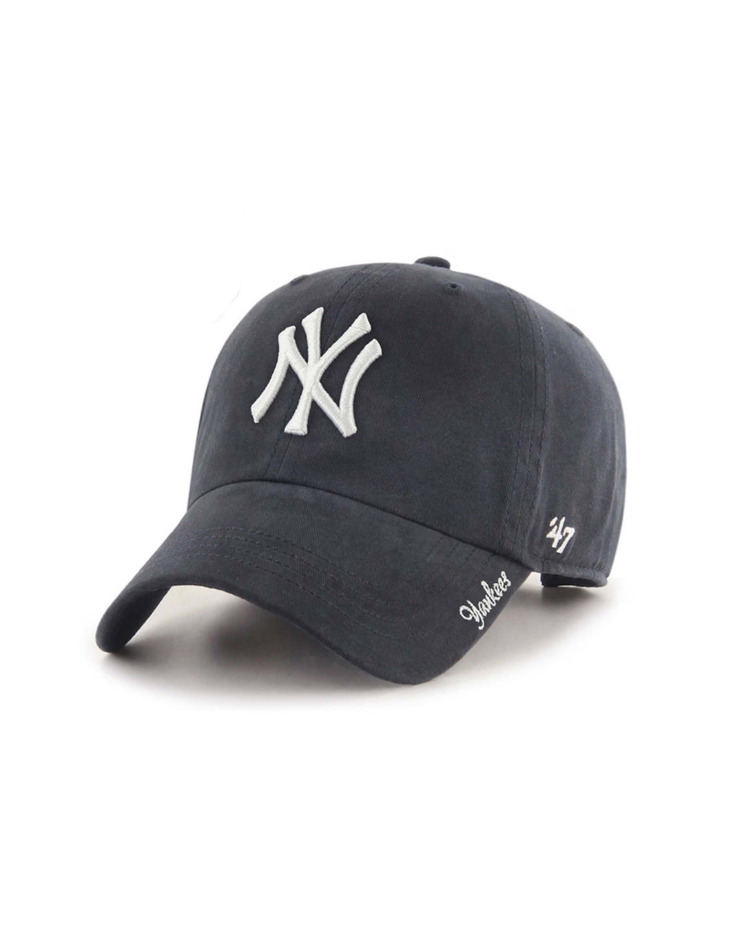 NY big logo strapback cap in grey