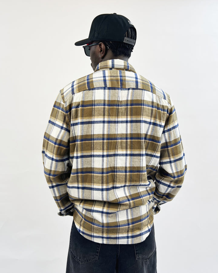 Men’s yellow plaid shirt