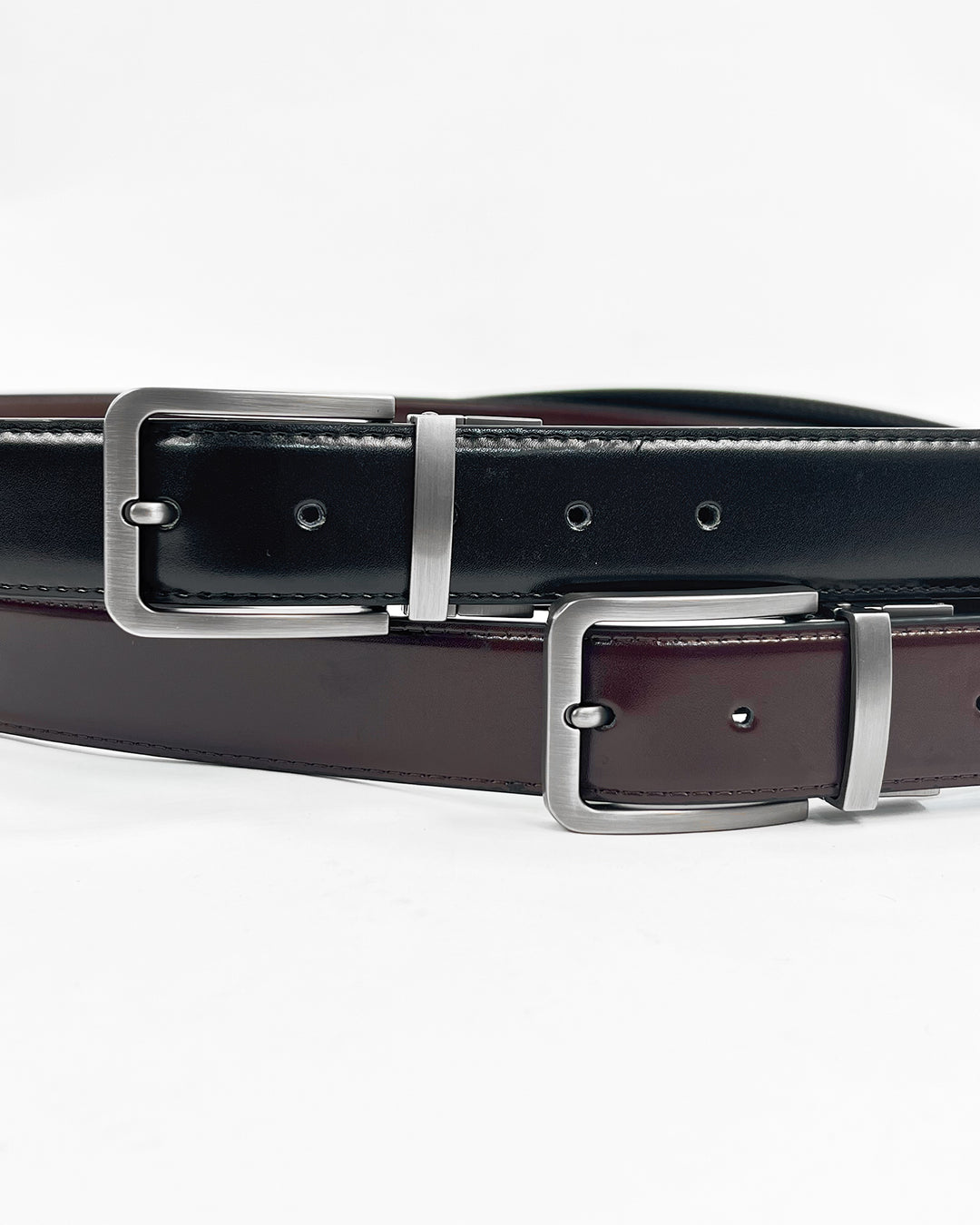 Garm Island reversible belt in black and brown