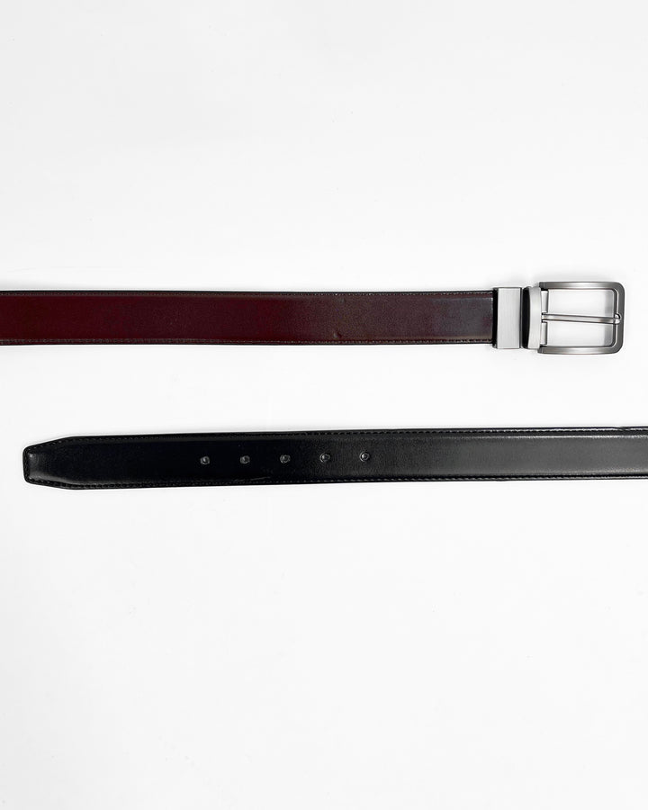 Garm Island reversible belt in black and brown