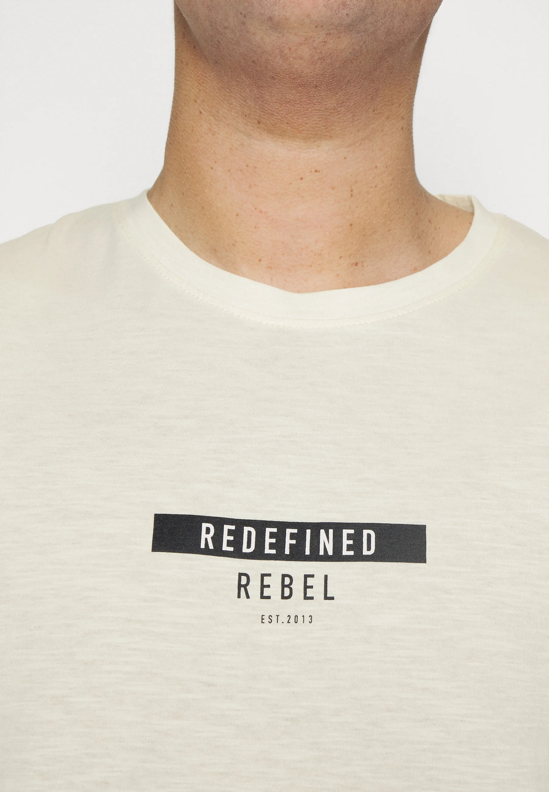Redefined rebel guti t-shirt in cream