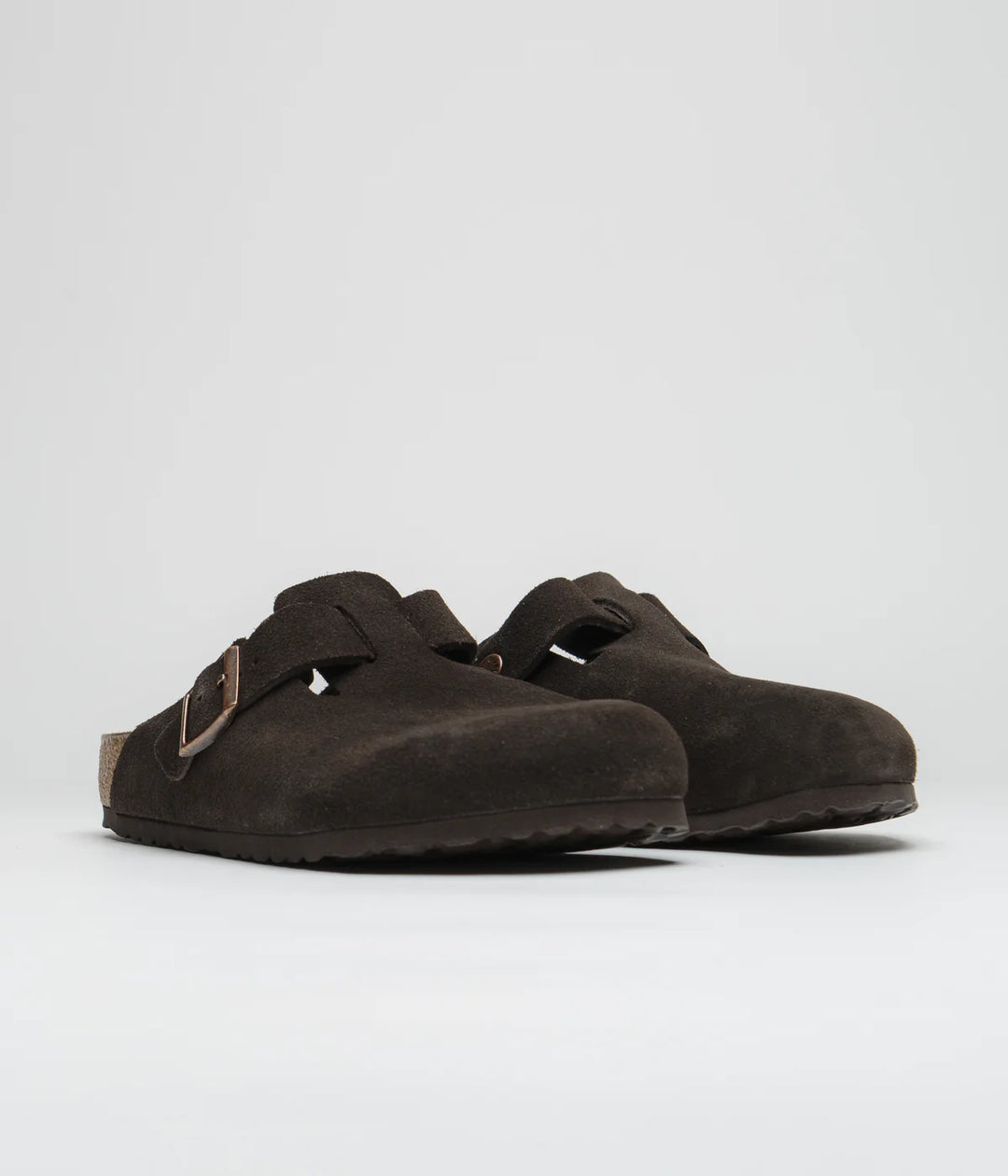 Birkenstock Boston Clogs in Mocha
