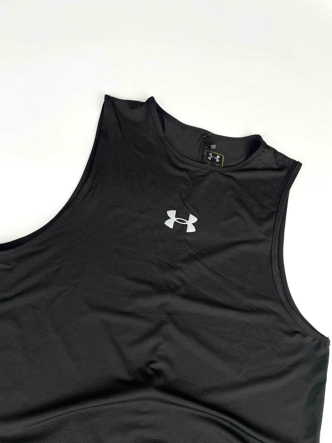 Under armor logo armless sports t-shirt