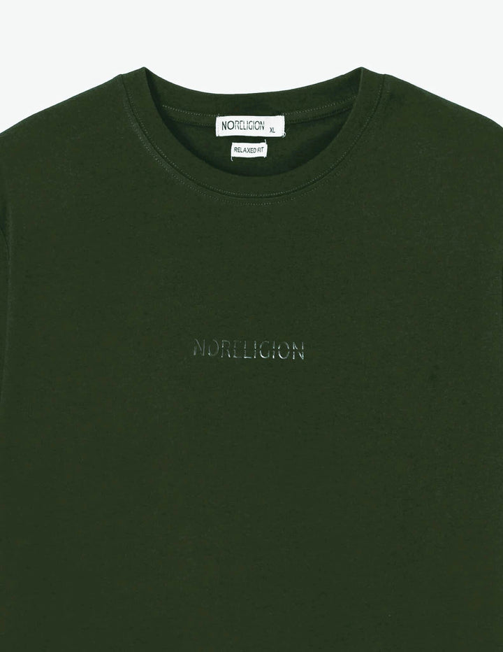 No Religion Relaxed fit T-shirt in green