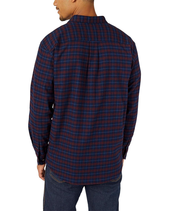 Dickies Ink Navy Plaid Flannel Shirt