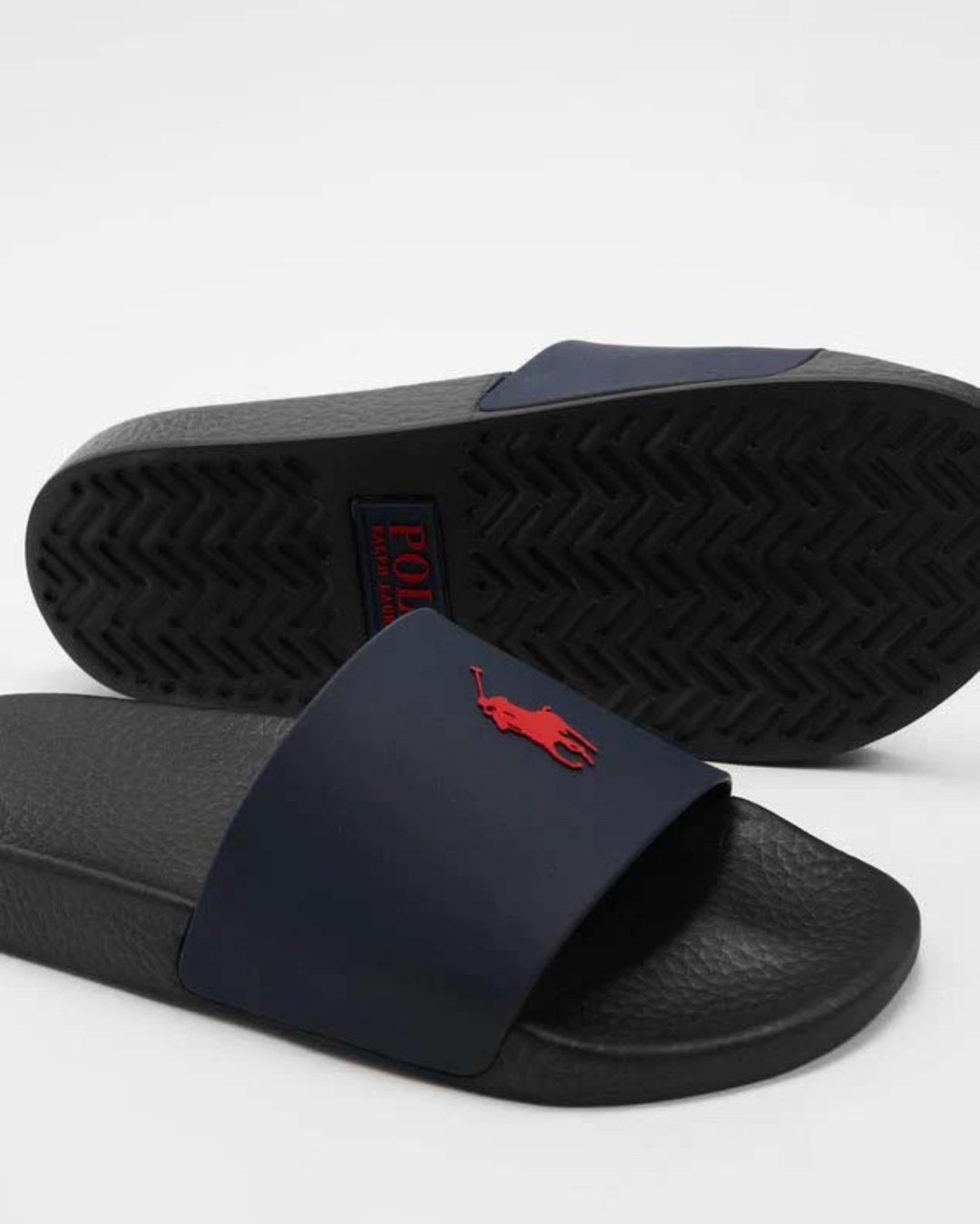 Polo Ralph Lauren Slides in Navy