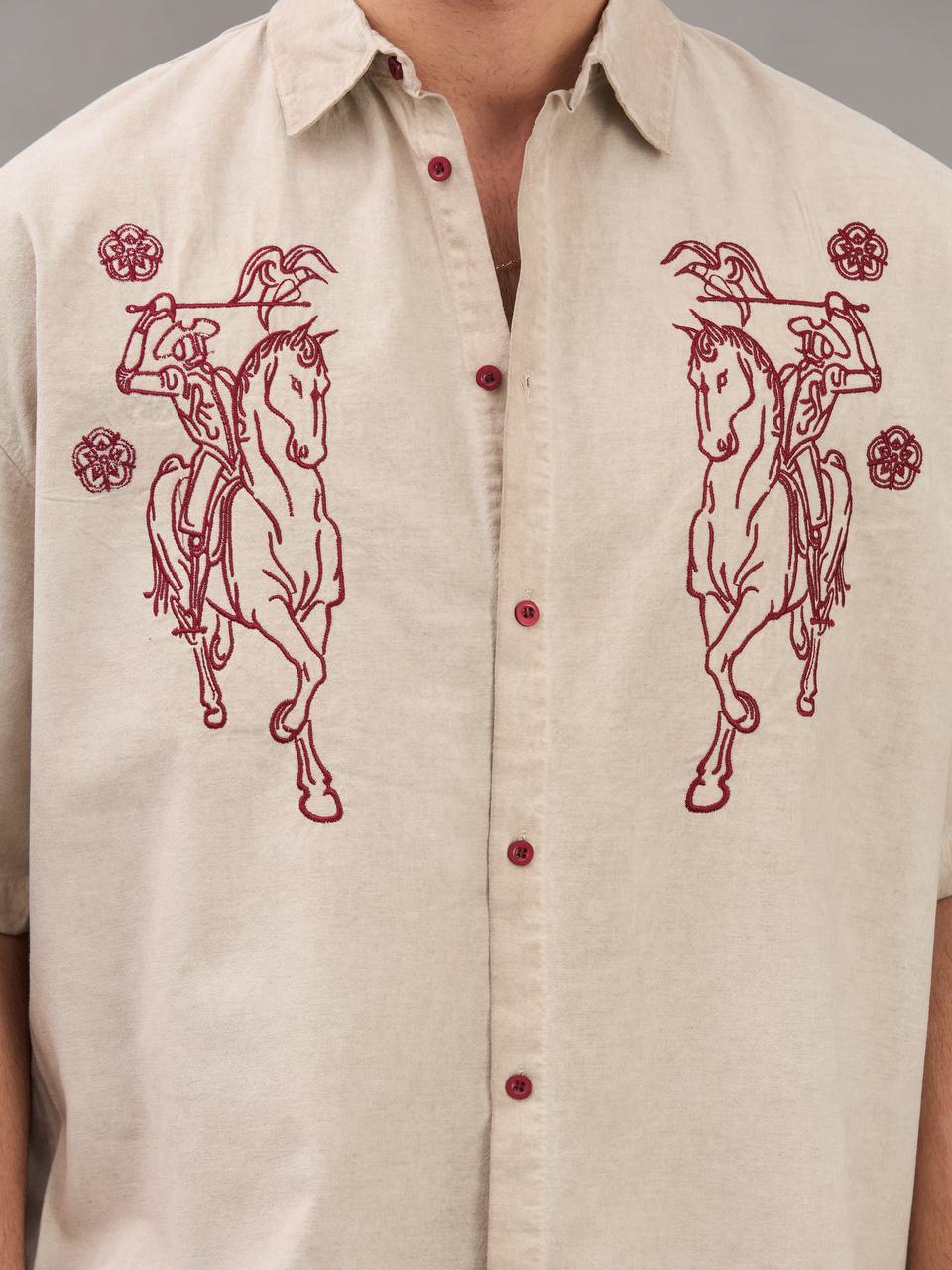 2morrow Horsemen shirt in charcoal