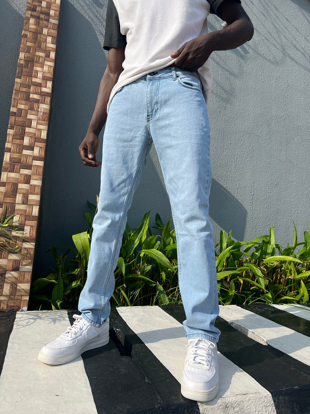 Difransel straight fit jeans in blue