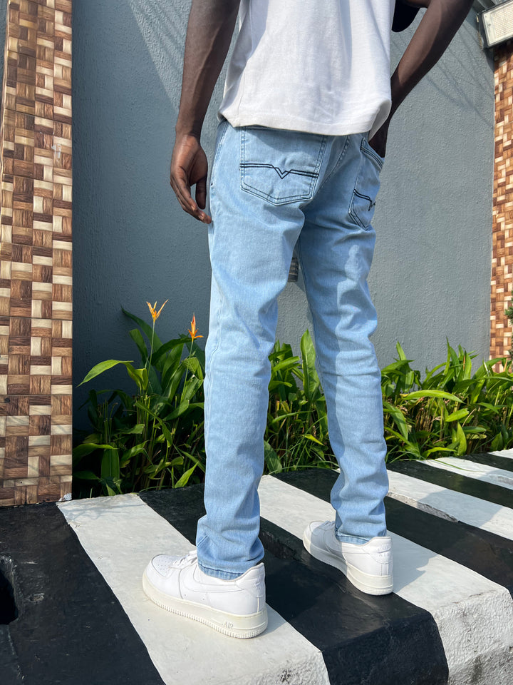 Difransel straight fit jeans in blue