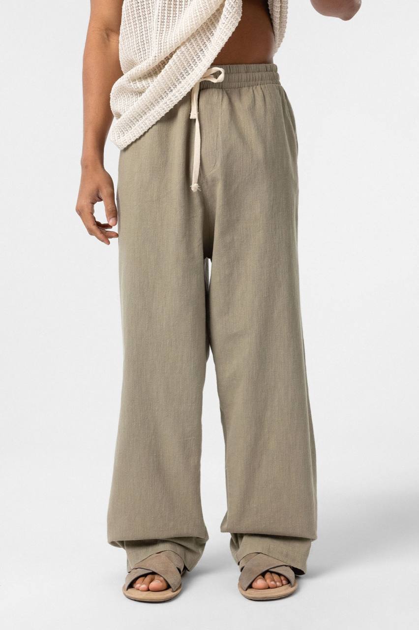 Essence of Life Linen Pants in Mink