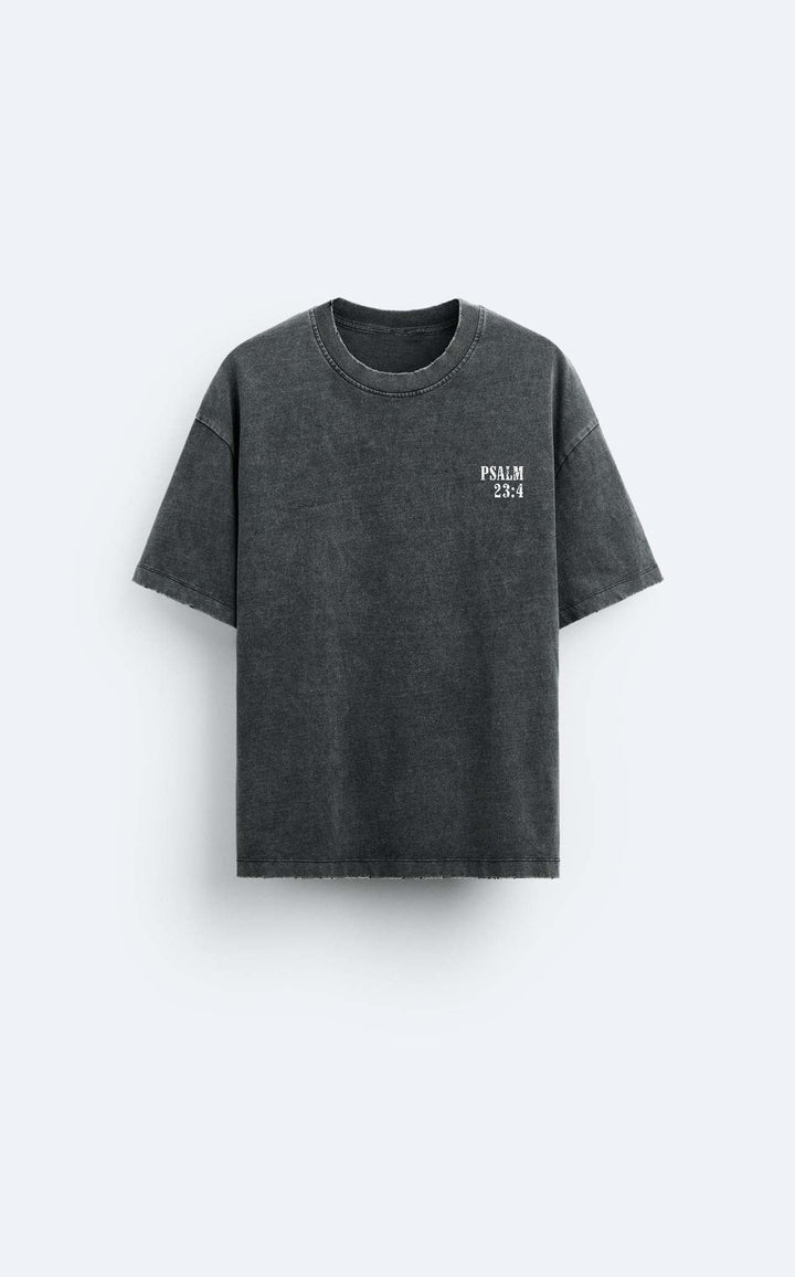 Garm Island Psalms 23 T-shirt in Acid Wash