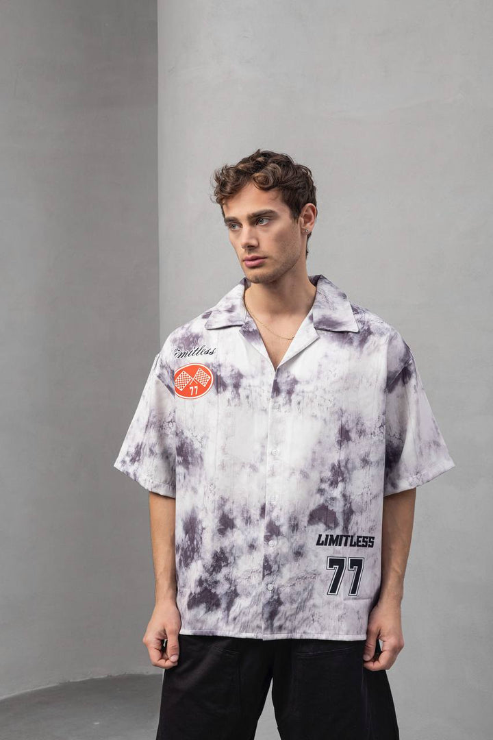 2morrow Short Sleeve Revere Shirt in Wash