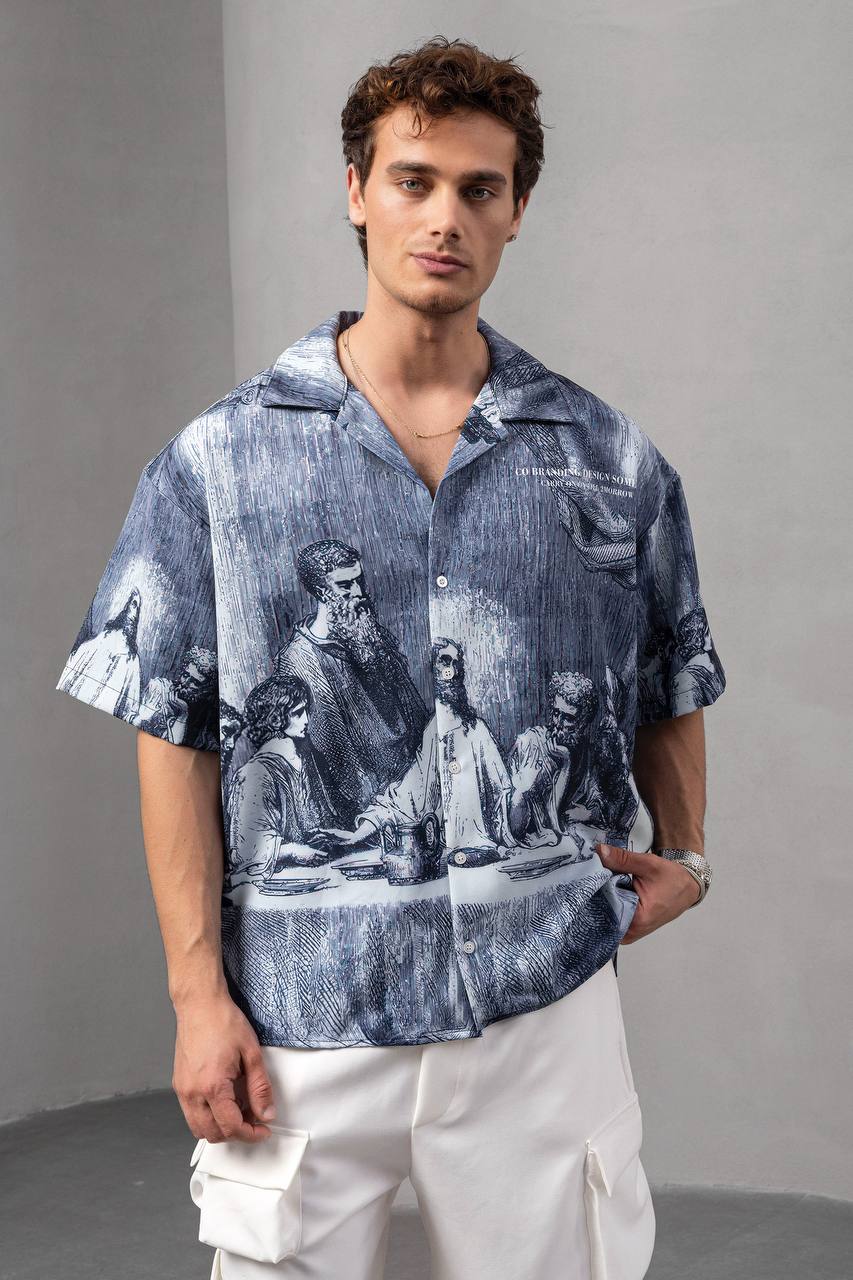 2morrow Last Supper Short Sleeve Revere 👔 via