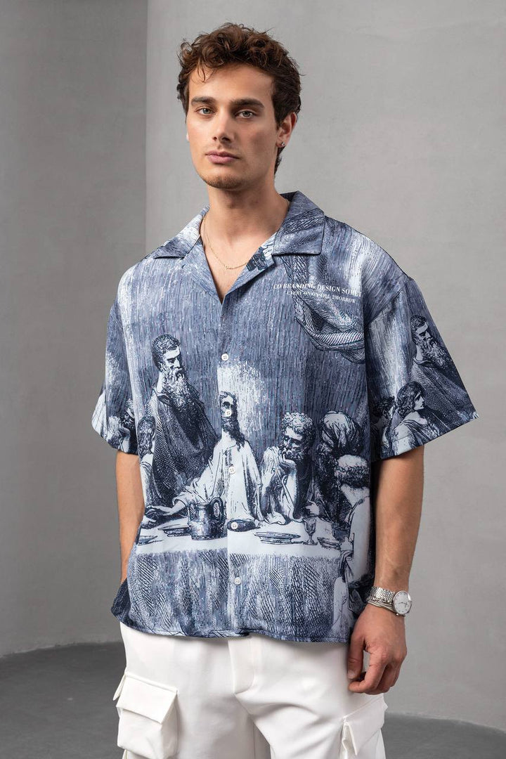 2morrow Last Supper Short Sleeve Revere 👔 via