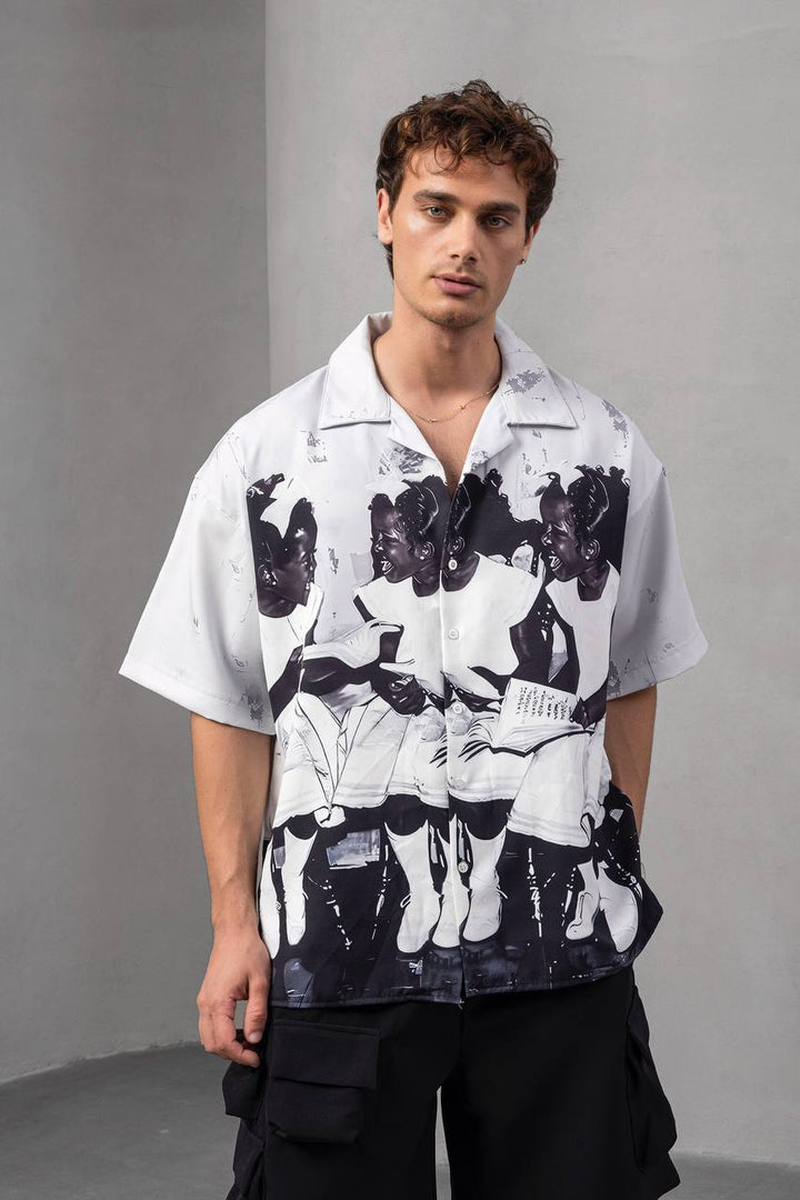 2morrow Play Pen Short Sleeve Revere Shirt