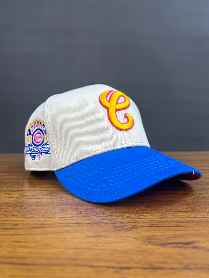 Chicago Cubs 9FIFTY Snapback Cap in beige/blue