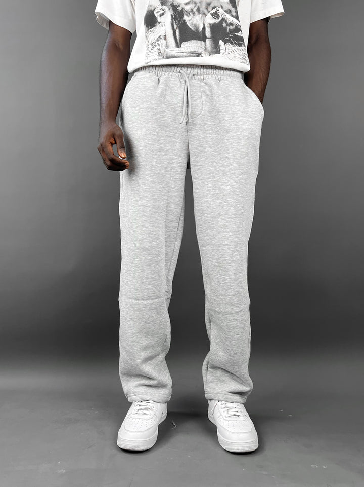 SPRUCE COTTON JOGGERS IN MARL GREY