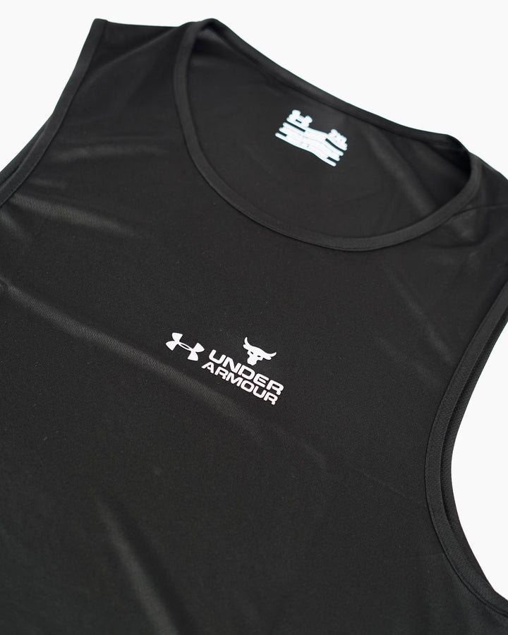 Under armour armless sports t-shirt in black