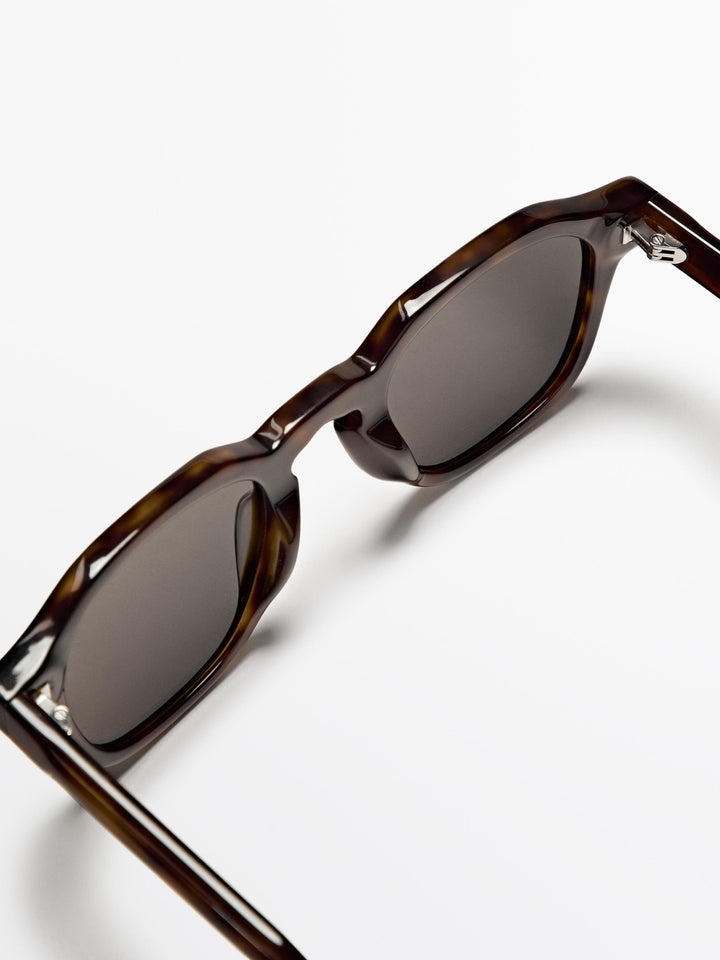 Geometric Vintage Turtle Sun glasses