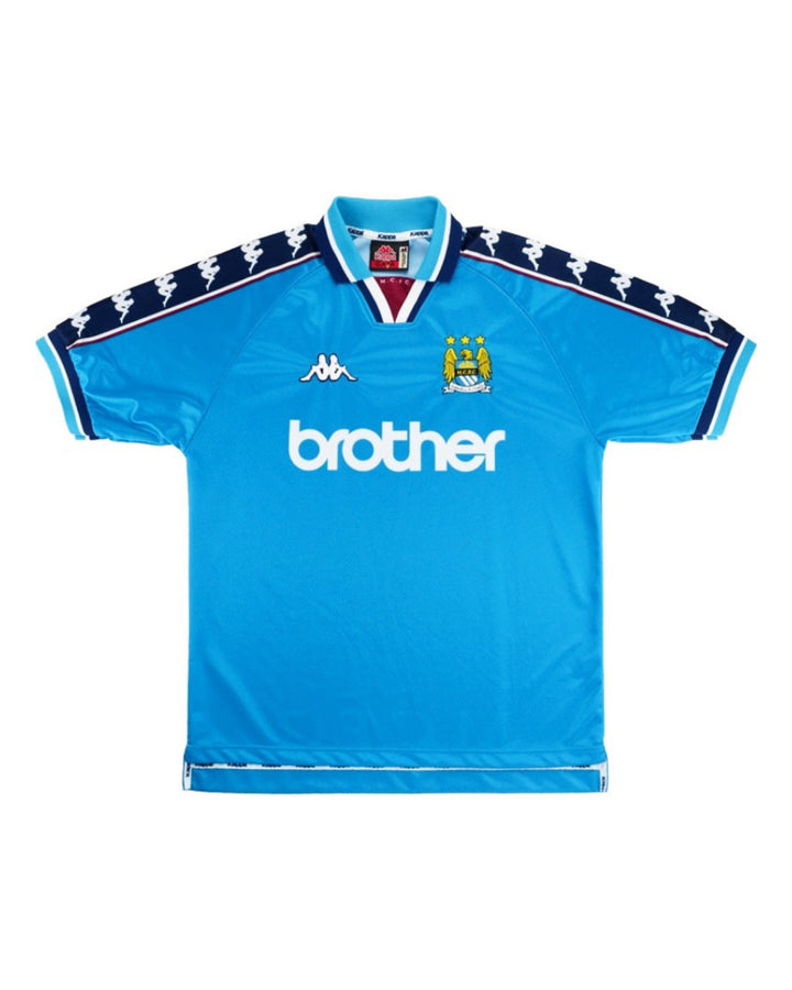 Manchester City 1997-1998 Retro Jersey T-shirt in blue