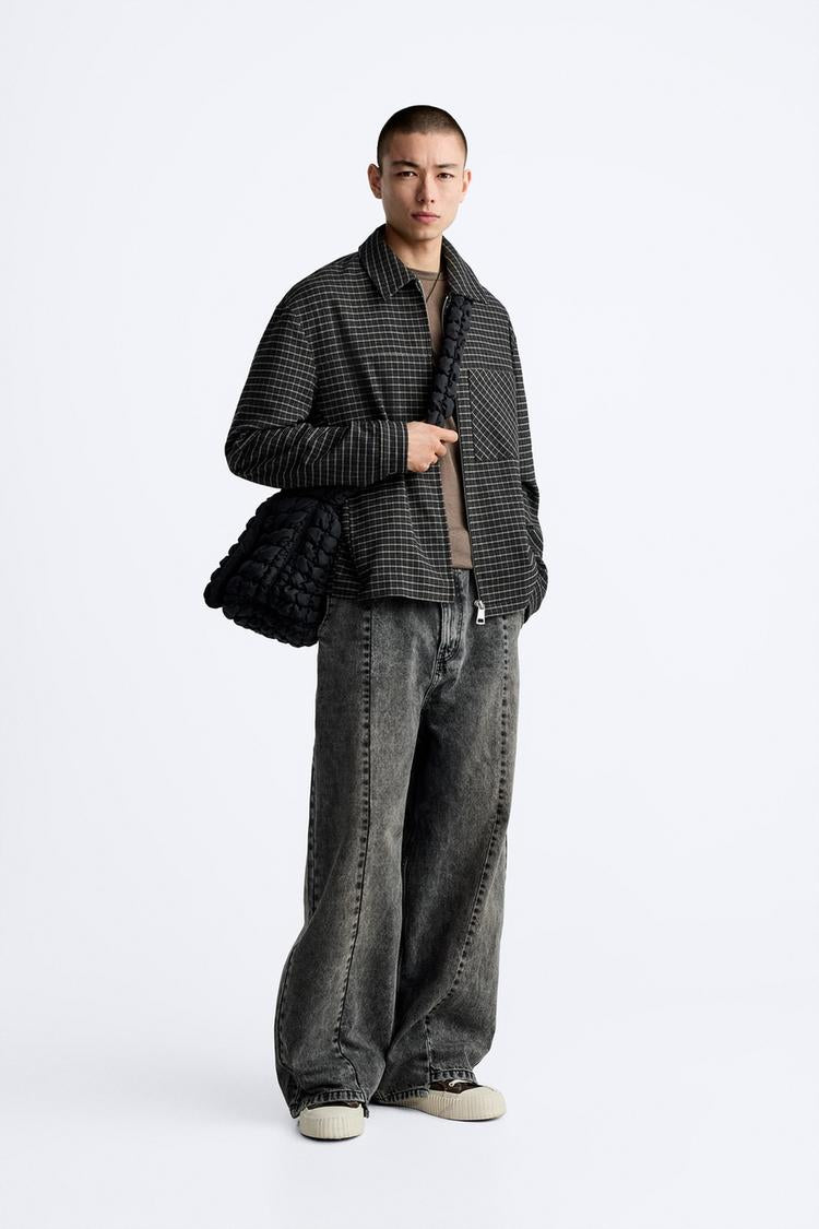 ZARA CHECK OVERSHIRT