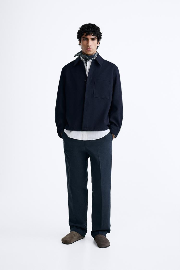 ZARA CROPPED FIT OVERSHIRT