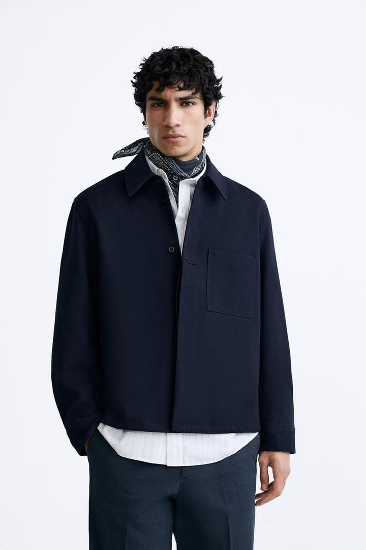 ZARA CROPPED FIT OVERSHIRT