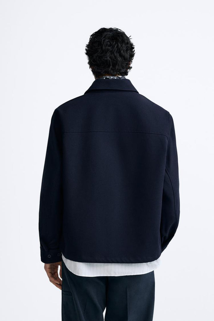 ZARA CROPPED FIT OVERSHIRT