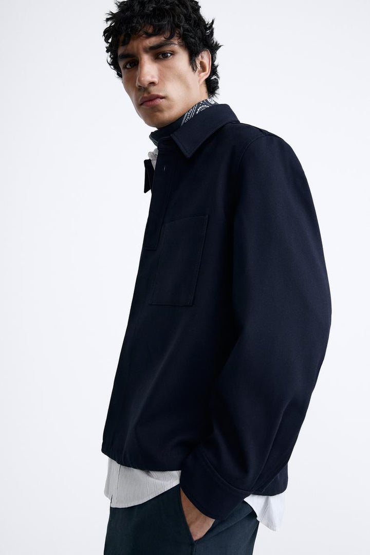 ZARA CROPPED FIT OVERSHIRT