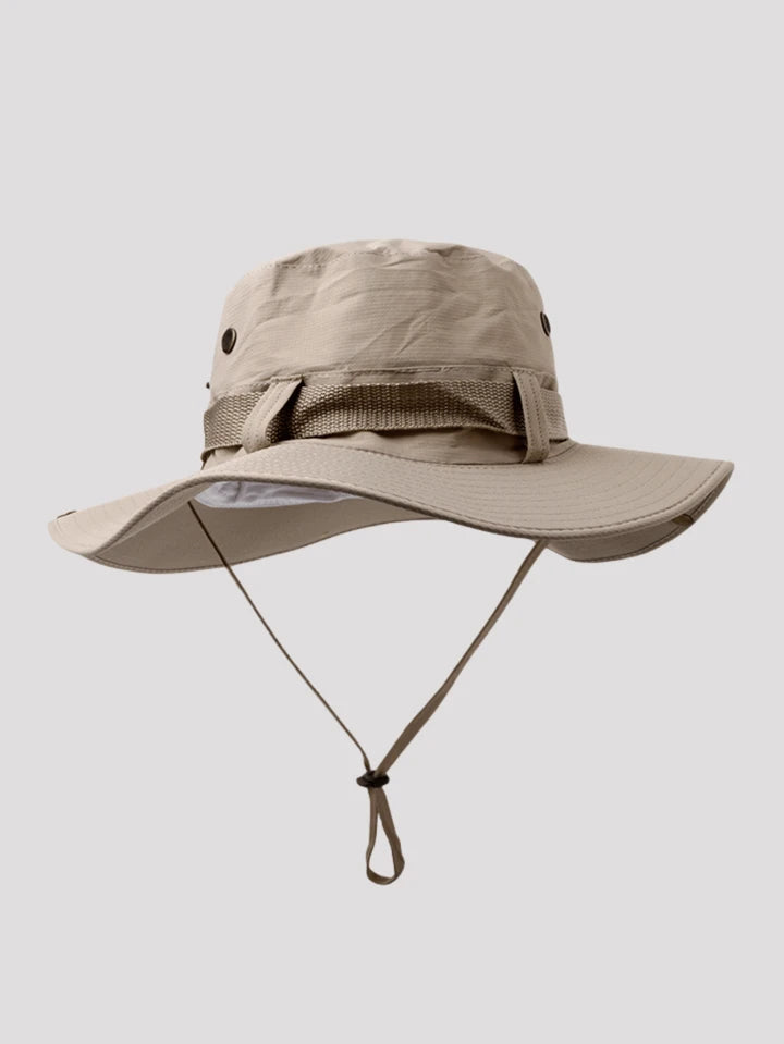 MNT Outdoor travel bucket hat in beige